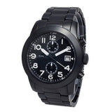 Marc Jacobs Larry Chronograph Black Dial Black Steel Strap Watch for Men - MBM5052 Buy Now By Marc Jacobs