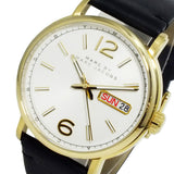 Marc Jacobs Fergus White Dial Black Leather Strap Watch for Men - MBM5081 Buy Now By Marc Jacobs