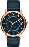 Marc Jacobs Roxy Navy Blue Dial Blue Leather Strap Watch for Women - MJ1534 Buy Now By Marc Jacobs