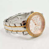 Guess Enchanting Diamonds Silver Dial Two Tone Steel Strap Watch for Women - W0305L3 Buy Now By Guess