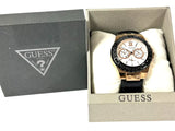 Guess Limelight Quartz White Dial Black Leather Strap Watch For Women - W0775L9 Buy Now By Guess
