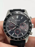Guess Altitude Chronograph Black Dial Black Rubber Strap Watch for Men - GW0332G1 Buy Now By Guess