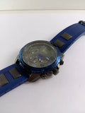 Guess Velocity Blue Dial Blue Rubber Strap Watch for Men - W0599G2 Buy Now By Guess