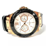 Guess Limelight Quartz White Dial Black Leather Strap Watch For Women - W0775L9 Buy Now By Guess
