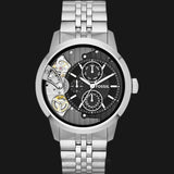Fossil Townsman Multifunction Black Dial Silver Steel Strap Watch for Men - ME1135 Buy Now By Fossil