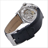 Fossil Townsman Automatic Skeleton Silver Dial Black Leather Strap Watch for Men - ME3041 Buy Now By Fossil