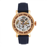 Fossil Original Boyfriend Skeleton White Dial Blue Leather Strap Watch for Women - ME3086 Buy Now By Fossil
