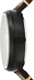 Fossil Commuter Automatic Black Dial Brown Leather Strap Watch for Men - ME3158 Buy Now By Fossil