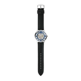 Fossil Townsman Automatic Skeleton Blue Dial Black Leather Strap Watch for Men - ME3200 Buy Now By Fossil