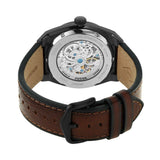 Fossil Everett Automatic Analog Black Dial Brown Leather Strap Watch for Men - ME3207 Buy Now By Fossil