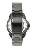 Fossil Bronson Automatic Skeleton Black Dial Grey Steel Strap Watch for Men - ME3218 Buy Now By Fossil