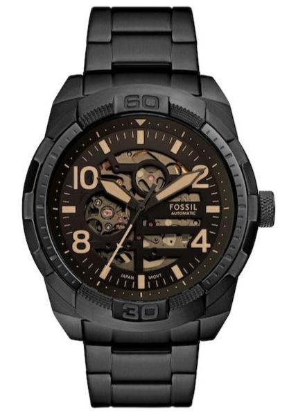 Fossil Bronson Chronograph Black Dial Black Steel Strap Watch for Men - FS5876 Buy Now By Fossil