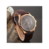 Guess Analog Chronograph Brown Dial Brown Leather Strap Watch For Men - W14052G2 Buy Now By Guess