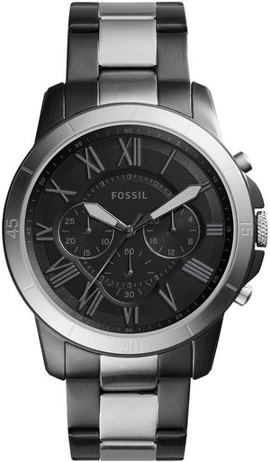 Fossil Grant Chronograph Black Dial Two Tone Steel Strap Watch for Men - FS5269 Buy Now By Fossil