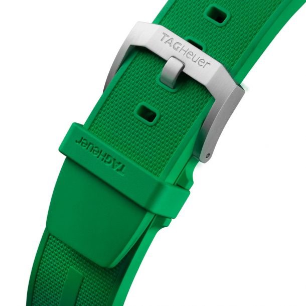 Tag Heuer Formula 1 Chronograph Green Dial Green Rubber Strap Watch for Men - CAZ101AP.FT8056 Buy Now By Tag Heuer