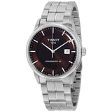 Tissot Luxury Powermatic 80 Brown Dial Silver Steel Strap Watch For Men - T086.407.11.291.00 Buy Now By Tissot