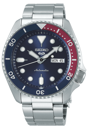 Seiko 5 Sports Automatic Blue Dial Silver Steel Strap Watch For Men - SRPD53K1 Buy Now By Seiko