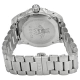 Gucci Dive Quartz White Dial Silver Steel Strap Watch For Men - YA136336 Buy Now By Gucci
