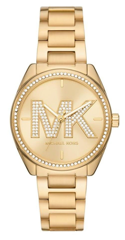 Michael Kors Janelle Quartz Gold Dial Gold Steel Strap Watch For Women - MK7381 Buy Now By Michael Kors