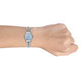 Michael Kors Runway Mercer Quartz Mother of Pearl Blue Dial Silver Steel Strap Watch For Women - MK6857 Buy Now By Michael Kors