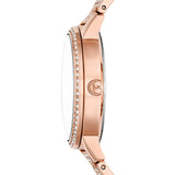 Michael Kors Melissa Pave Quartz Rose Gold Dial Rose Gold Steel Strap Watch for Women - MK4372 Buy Now By Michael Kors