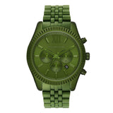 Michael Kors Lexington Chronograph Green Dial Green Steel Strap Watch For Men - MK8790 Buy Now By Michael Kors