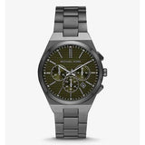 Michael Kors Lennox Chronograph Black Dial Black Steel Strap Watch For Men - MK9146 Buy Now By Michael Kors