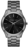 Michael Kors Slim Runway Quartz Black Dial Grey Steel Strap Watch For Men - MK1044 Buy Now By Michael Kors