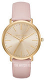 Michael Kors Jaryn Quartz Gold Dial Pink Leather Strap Watch For Women - MK2471 Buy Now By Michael Kors