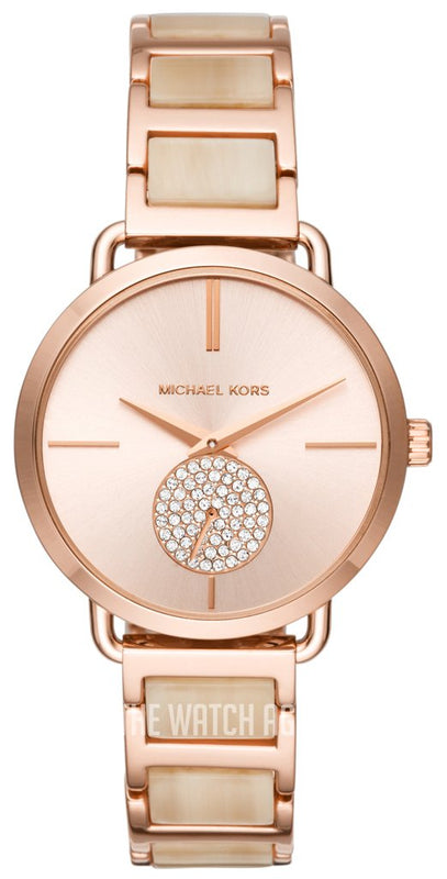 Michael Kors Portia Quartz Rose Gold Dial Rose Gold Steel Strap Watch For Women - MK3678 Buy Now By Michael Kors