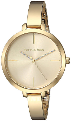 Michael Kors Jaryn Quartz Gold Dial Gold Steel Strap Watch For Women - MK3734 Buy Now By Michael Kors