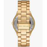 Michael Kors Slim Runway Quartz Gold Dial Gold Steel Strap Watch For Women - MK4501 Buy Now By Michael Kors