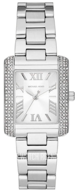 Michael Kors Emery Three-Hand Crystals White Dial Silver Steel Strap Watch for Women - MK4642 Buy Now By Michael Kors