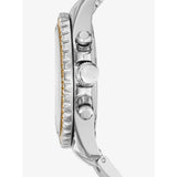 Michael Kors Everest Chronograph Gold Dial Silver Steel Strap Watch For Women - MK5870 Buy Now By Michael Kors