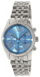 Michael Kors Lexington Chronograph Blue Dial Silver Steel Strap Watch For Women - MK5887 Buy Now By Michael Kors