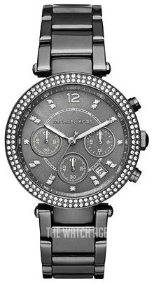 Michael Kors Parker Chronograph Grey Dial Grey Steel Strap Watch For Women - MK6265 Buy Now By Michael Kors