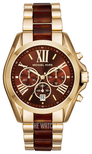 Michael Kors Bradshaw Chronograph Burgundy Dial Two Tone Steel Strap For Women - MK6269 Buy Now By Michael Kors