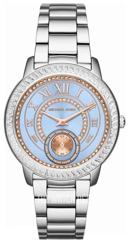 Michael Kors Madelyn Quartz Blue Dial Silver Steel Strap Watch For Women - MK6286 Buy Now By Michael Kors