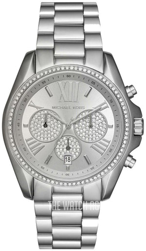 Michael Kors Bradshaw Chronograph Silver Dial Silver Steel Strap Watch For Women - MK6537 Buy Now By Michael Kors
