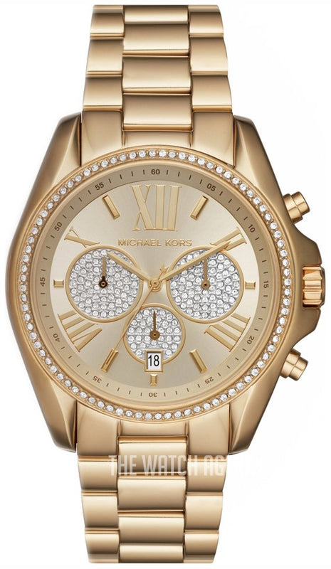 Michael Kors Bradshaw Quartz Gold Dial Gold Steel Strap Watch For Women - MK6538 Buy Now By Michael Kors
