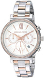 Michael Kors Sofie Chronograph Quartz White Dial Two Tone Steel Strap Watch For Women - MK6558 Buy Now By Michael Kors
