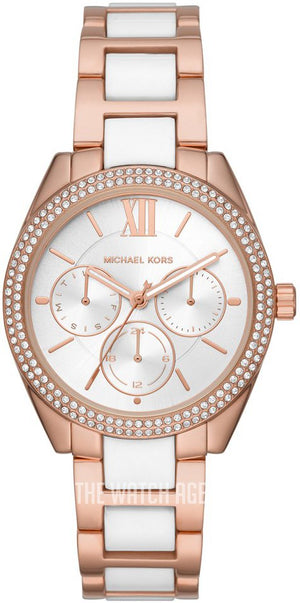Michael Kors Janelle Multifunction Silver Dial Two Tone Steel Strap Watch For Women - MK7131 Buy Now By Michael Kors