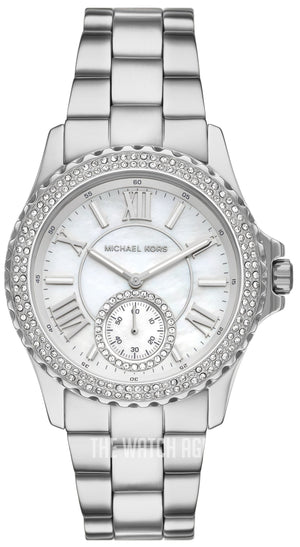 Michael Kors Everest Three hand Silver Dial Silver Steel Strap Watch For Women - MK7403 Buy Now By Michael Kors