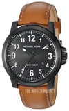 Michael Kors Paxton Analog Black Dial Brown Rubber Strap Watch For Men - MK8502 Buy Now By Michael Kors