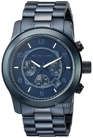 Michael Kors Runway Chronograph Blue Dial Blue Steel Strap Watch For Men - MK8538 Buy Now By Michael Kors