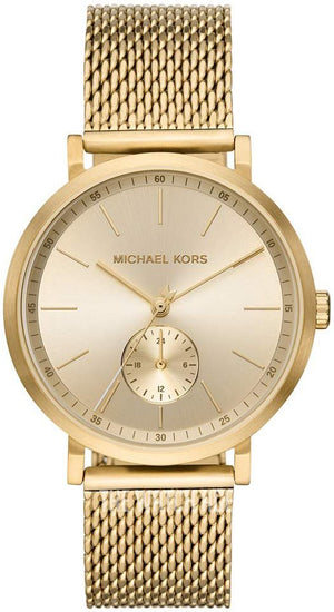 Michael Kors Irving Quartz Gold Dial Gold Mesh Strap Watch For Men - MK8741 Buy Now By Michael Kors