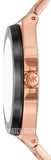 Michael Kors Lennox Chronograph Black Dial Rose Gold Steel Strap Watch For Men - MK8940 Buy Now By Michael Kors