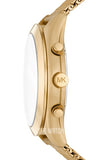Michael Kors Slim Runway Chronograph Black Dial Gold Mesh Strap Watch For Men - MK9057 Buy Now By Michael Kors