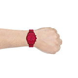 Michael Kors Lexington Chronograph Red Dial Red Steel Strap Watch For Men - MK8814 Buy Now By Michael Kors