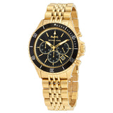 Michael Kors Bayville Chronograph Black Dial Gold Steel Strap Watch For Men - MK8726 Buy Now By Michael Kors